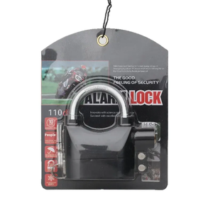 Kunci Sepeda Portabel Ringan dengan <span class=keywords><strong>Alarm</strong></span>, Rantai Gembok Motor Kompak, Kunci Paduan Aluminium Tahan Lama untuk Pesepeda - Product Image 5