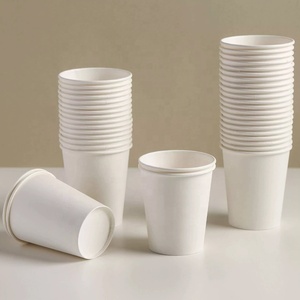 Gobelet à café en papier à paroi simple, écologique, biodégradable, avec logo personnalisé imprimé, compostable, jetable, pour boissons chaudes - Product Image 2