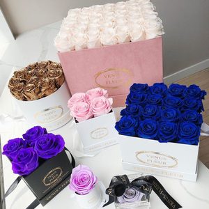 Nhà Máy giấy tráng Hoa Đóng gói hộp tròn xi lanh bó hoa praline sô cô la Hoa cưới hộp với giá cả cạnh tranh - Product Image 3