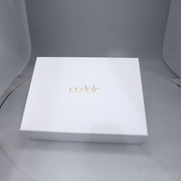 Caja de Regalo de Cartón con Tapa y Base de Alta Calidad, Papel de Embalaje Blanco, Caja Superior e Inferior de Cartón con Logotipo Personalizado