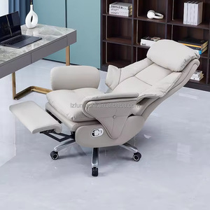 Silla Ejecutiva de Oficina, Diseño Moderno con Elevación y Rotación, Cómoda Silla de Computadora de Cuero Artificial Ajustable, Fabricada en China - Product Image 3