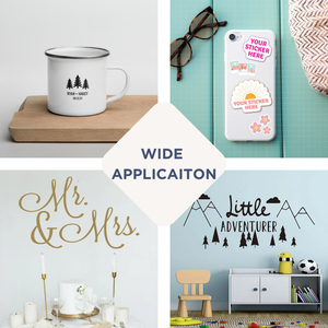 Rouleau d'autocollants imprimables en vinyle permanent Diylobby PVC Prime Vinyle auto-adhésif pour <span class=keywords><strong>Cricut</strong></span> Vinyle pour la maison Impression brillante - Product Image 3