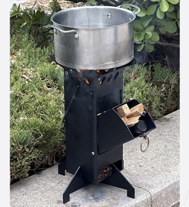 Portable extérieur maison Camping poêle à <span class=keywords><strong>bois</strong></span> <span class=keywords><strong>Bushcraft</strong></span> survie <span class=keywords><strong>bois</strong></span> fusée poêle - Product Image 6