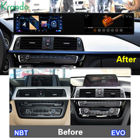 Autoradio Android 14 à double écran, DVD, Carplay, GPS, radio, navigation pour BMW Série 3, Série 4, F30, F31, F32, F33, F34, F36, 2013-2020
