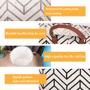 Lavinia Trọng lượng nhẹ bông giặt giỏ có thể gập lại và đóng mở cản trở để làm sạch quần áo sử dụng như là một tổ chức thuận tiện - Product Image 5