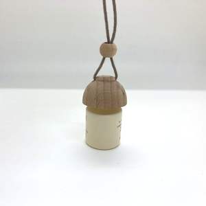 OEM อุปทานโรงงานที่มีคุณภาพสูงเป็นมิตรกับสิ่งแวดล้อมแขวนรถอากาศสดชื่นน้ำหอมหมวกไม้สำหรับ5มิลลิลิตร10มิลลิลิตร30มิลลิลิตรขวด - Product Image 2