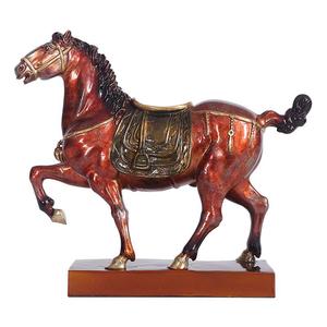 Figura de caballo de la dinastía Tang, artesanía de latón y cobre, decoración de escritorio para el hogar y la oficina, regalo tradicional chino, año del caballo - Product Image 4