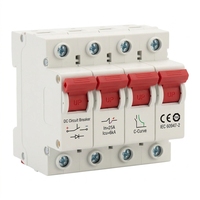 Disjoncteur miniature DC 1P pour usage domestique, interrupteur photovoltaïque
