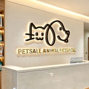 Letrero Comercial Personalizado <span class=keywords><strong>de</strong></span> Acero Inoxidable con Logotipo <span class=keywords><strong>de</strong></span> Empresa, Letras <span class=keywords><strong>de</strong></span> Canal Iluminadas con Halo, Letrero <span class=keywords><strong>de</strong></span> Pared para Cafetería, Fabricante OEM LC - Product Image 3