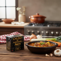 Meilleures ventes, fabriqué en Espagne, 6 x 500 ml, ingrédients purs, délicieux bouillon de viande pour la vente en gros