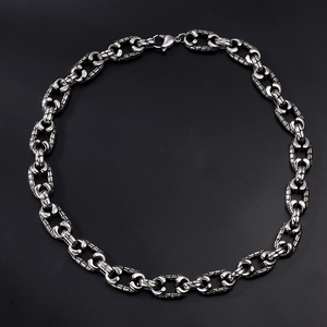 Cadena de Acero Inoxidable para Hombre, Collares de Color, Joyería de Hip Hop, Cadena Cubana Kolye, Precio Al por Mayor, Compra a Granel - Product Image 5