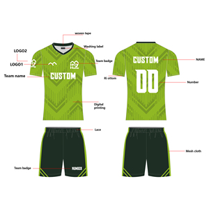 Completo da Portiere Personalizzato Nero per Adulti e Bambini, Maglia da <span class=keywords><strong>Calcio</strong></span> a Maniche Lunghe con Stampa Sublimatica del Logo - Product Image 2