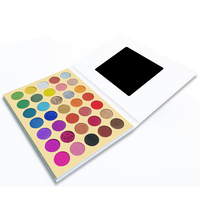 35 ombre à paupières sans logo haute pigment marque privée paillettes palette de fard à paupières personnalisée