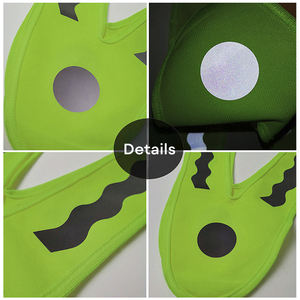 سترة سلامة للأطفال تصميم عاكس مقاس حر يناسب معظم الأطفال البوليستر قماش مدرسة عبور دورية بوليباغ التغليف - Product Image 6