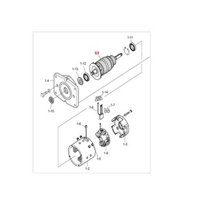 Boîtier de différentiel d'essieu avant pour chariot élévateur Doosan D30S D33S, pièce de rechange en acier A20113218 - Product Image 1