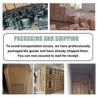 Ensemble de 6 valises rigides en PP, design durable, roues silencieuses, tendance, pour un voyage facile – Vente en gros fabricant