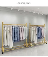 Porte-vêtements en cuir résistant à la chaleur, support de présentation pour vêtements, idéal pour les chambres