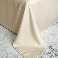 Ensemble de literie en Lyocell 60S personnalisé OEM ODM, quatre pièces, imprimé rayé, couette rafraîchissante pour l'été, pour hôtel et maison, imprimé rayé, deux couleurs