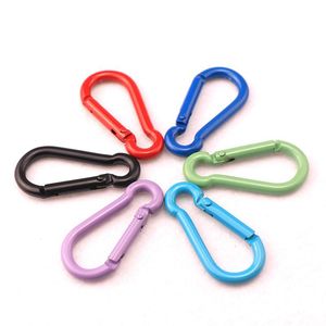 Mousqueton en alliage d'aluminium 42 mm, crochet à ressort, porte-clés à dégagement rapide pour sac à dos, camping, bouteille d'eau - Product Image 4