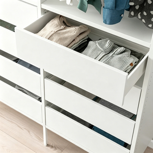 Puerta Plegable Blanca, Armario Moderno, Precio de Fábrica, Armario de Alta Calidad para Dormitorio, para Guardar <span class=keywords><strong>Ropa</strong></span>, Zapatos y Bolsos - Product Image 5