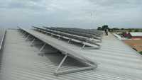Système de montage solaire sur trépied en aluminium, kit triangulaire à angle personnalisé, support PV pour installation sur toit plat |   Art Sign