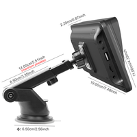 Moniteur portable pour voiture MP5 PND 7 pouces X5300 F133 CPU 1024*600P, prend en charge le CarPlay sans fil, Android Auto, Mirror Link