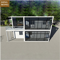 Pliable minuscule Flatpack vivant prêt à l'emploi Portable Casas Modulares Prefabricadas expédition conteneur maison maisons à vendre Usa