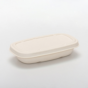 Restauration en vol, vaisselle jetable écologique en bagasse, biodégradable - Product Image 6