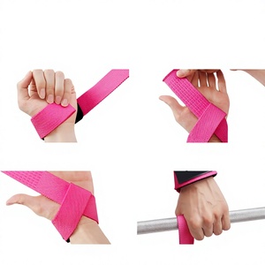 Correas de Muñeca Ligeras Antideslizantes de Algodón para Levantamiento de Pesas, Entrenamiento de Peso Muerto, Ejercicios de Tracción, Barra, Fuerza y Culturismo - Product Image 1