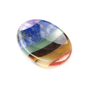 Chakra Worry Colorful Chakra natural crystal stone decompression stone