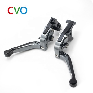 CVO-mango de <span class=keywords><strong>freno</strong></span> para motocicleta <span class=keywords><strong>KTM</strong></span> DUKE 250, mango de aleación de aluminio con ajuste de forma de cuerno de ganado - Product Image 4