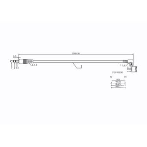直角2.5毫米3.5毫米4极音频电缆单声道TRS TRRS立体声插头3极4极插孔音频Aux电缆 - Product Image 6