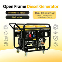 Generator Diesel Portabel Berpendingin Udara Tipe Open Frame Grosir untuk Distributor Peralatan Pertanian