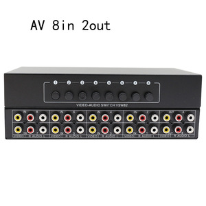 <span class=keywords><strong>RCA</strong></span> chuyển đổi 8 trong 1 ra Composite Video L/r âm thanh Selector hộp 8 cổng AV Selector <span class=keywords><strong>Switch</strong></span> - Plug chơi cho Wii/PS2/Xbox DVD STB HDTV - Product Image 4