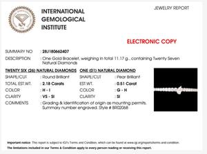Elegante Brazalete de Diamantes Dorado para Mujer, Clásico, Brillante, Ligero, Cómodo y Estilizado para Uso Diario - Product Image 6