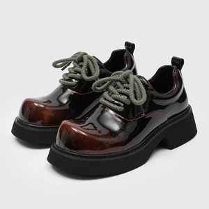 Nouvelle Arrivée 2026 – Chaussures Derby Homme à Semelle Épaisse Noires – Décontractées, Tendance, Confortables, Durables et Élégantes - Product Image 5