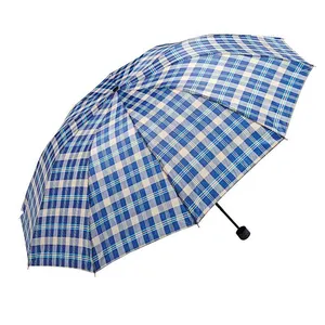 Новый трендовый Автоматический фонарик зонтики 3 Складной Дождливый и Солнечный зонт