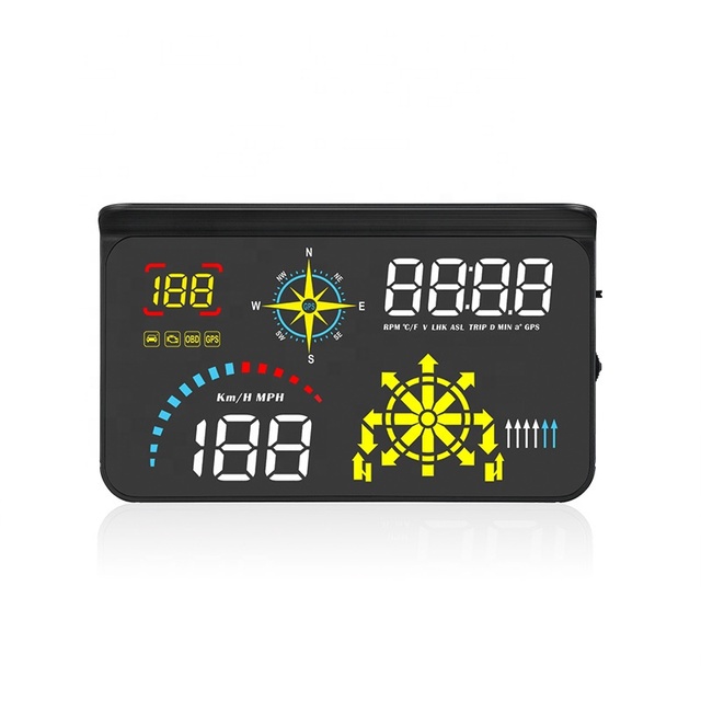 Universal Smart Gauge Arrival Q10 HUD+GPS NavigationDigital Speedometer Car Head up Display Diagnostic Tool Car Hud Obd