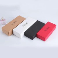 Boîte d'emballage pour chaussettes avec logo personnalisé, boîtes cadeaux en papier kraft avec couvercle