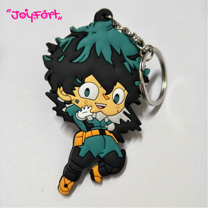 Porte-clés en PVC souple double face avec 7 designs pour les fans de l'anime <span class=keywords><strong>My</strong></span> Hero Academia en cadeau - Product Image 3