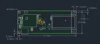 Module GSM GPRS TTGO T-Call V1.3 ESP32 SIM800L avec emplacement pour carte SIM et antenne pour Arduino