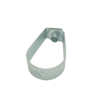 Colliers de suspension pivotants de haute qualité en fer galvanisé/acier inoxydable, forme poire, pour tuyaux métriques et impériaux
