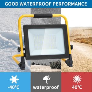 Foco LED para Construcción de 100 W y 8800 LM, Lámpara de Trabajo Impermeable, para Taller o Obra, Garaje WD-904 - Product Image 2