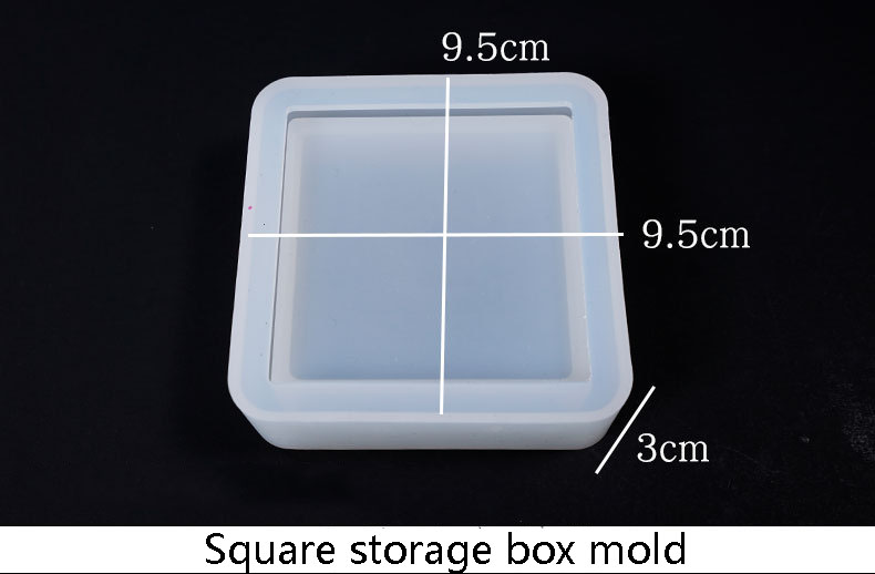 Boîte de rangement carrée