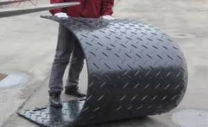 Pannelli Stradali Temporanei in Polietilene, Resistenti alla Compressione e all'Usura, Antiscivolo, Personalizzabili, Lastre in Plastica per Pavimentazione - Product Image 2