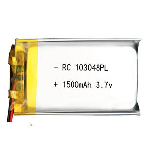 Batteria Ricaricabile ai Polimeri di Litio 3.7v 1500mAh per Droni con BMS UAV 103048 - Product Image 2