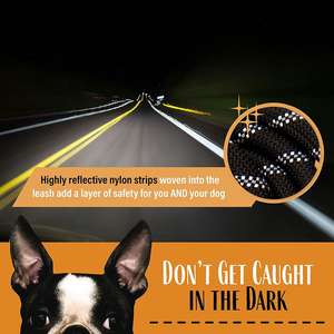 OEM Bergbeklimmen Reflecterende Touw Hondenriem 6 ft Lange Ondersteunt De Sterkste Trekken Grote en Middelgrote Honden - Product Image 4
