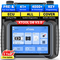 XTOOL D8 Programador de ECU Automotriz, Dispositivo de Diagnóstico Automotriz Multifunción, Escáner OBD2, Máquina de Programación de Llaves de Auto