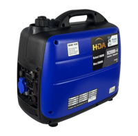2KW Benzin Schallgedämpfter Generator Tragbarer Inverter-Generator 2000W Elektrischer Dynamo 220V Notstrom-Generator H2000i-A