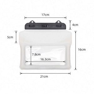 Bolsa Impermeable para Teléfono Celular 2025, para Deportes al Aire Libre, IPX8, PVC Transparente, para Natación, Ligera, Unisex - Product Image 2